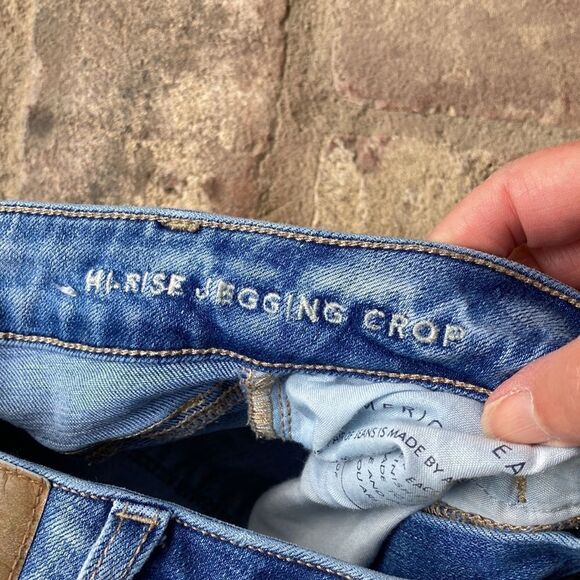 American Eagle Super Stretch Hi-Rise Jegging Crop Jeans Size 00 - Picture 6 of 13